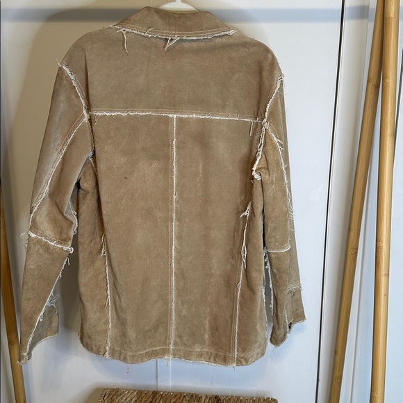 Wilson Distressed Tan Men's Jacket suede size medium - Picture 4 of 16